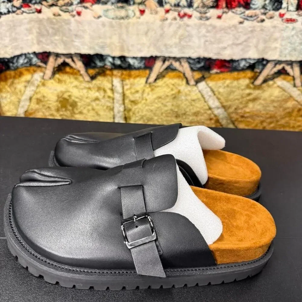 Tabi Men's Black Sandals
